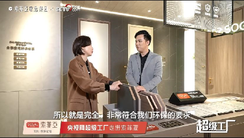 来自权威媒体的家居“环保指南”：央视网走访索菲亚实录(图3)