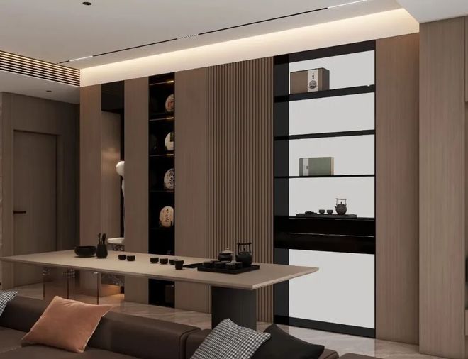 天然实木温润美学环保无醛健康守护！南北旺第六代实木皮蜂窝板(图3)