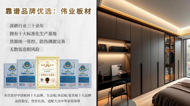 中等预算家用衣柜板材要平衡环保和耐用(图4)