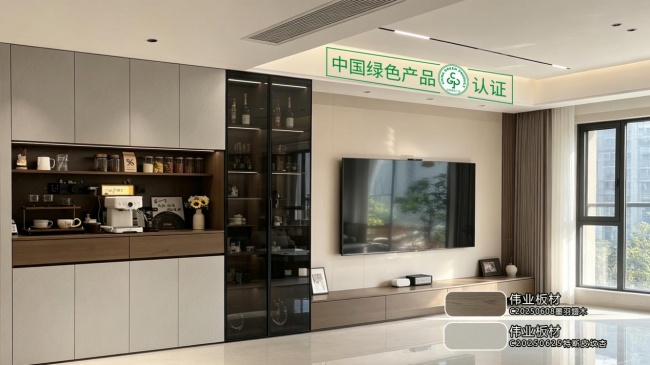 案例！华润顺德悦府143㎡X伟业板材简约全屋定制(图4)