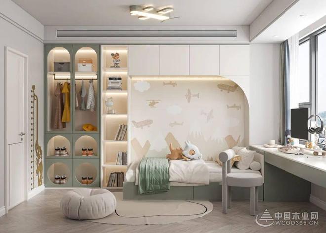 金杨万华五好板：一间环保健康适合Ta的儿童房才是最好的礼物！(图5)