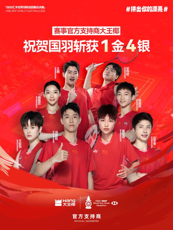 大王椰携手2025世界羽联巡回赛总决赛下百亿增长的大棋(图6)